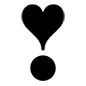 ❣️ Emoji Exclamación De Corazón en Microsoft Windows 10.
