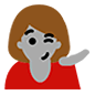 💁 Emoji Persona De Mostrador De Información en Microsoft Windows 10.