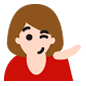 💁🏻 Emoji Persona De Mostrador De Información: Tono De Piel Claro en Microsoft Windows 10.