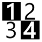 Emoji 🔢 Pulsante Con Numeri su Microsoft Windows 10.