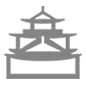 Emoji 🏯 Castello Giapponese su Microsoft Windows 10.
