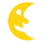 🌜 Emoji Luna De Cuarto Menguante Con Cara en Microsoft Windows 10.