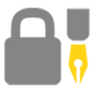 Emoji 🔏 Lucchetto Con Penna Stilo su Microsoft Windows 10.