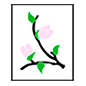 Émoji 🀥 Mah-jong - chrysanthème  sur Microsoft Windows 10.