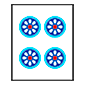 🀜 Emoji Mahjong - cuatro puntos en Microsoft Windows 10.