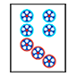 Emoji 🀟 Mahjong - sette punti su Microsoft Windows 10.