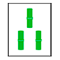 🀒 Emoji Mahjong - tres bambúes en Microsoft Windows 10.