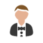 🤵🏼 Emoji Persona Con Esmoquin: Tono De Piel Claro Medio en Microsoft Windows 10.