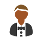 Emoji 🤵🏾 Persona In Smoking: Carnagione Abbastanza Scura su Microsoft Windows 10.