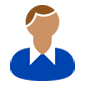 Emoji 👨🏽 Uomo: Carnagione Olivastra su Microsoft Windows 10.