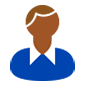 👨🏾 Emoji Homem: Pele Morena Escura na Microsoft Windows 10.