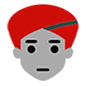 👳 Emoji Person mit Turban Microsoft Windows 10.