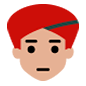 Emoji 👳🏼 Persona Con Turbante: Carnagione Abbastanza Chiara su Microsoft Windows 10.