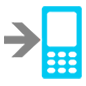 Emoji 📲 Telefono Cellulare Con Freccia su Microsoft Windows 10.