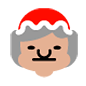 Emoji 🤶🏼 Mamma Natale: Carnagione Abbastanza Chiara su Microsoft Windows 10.