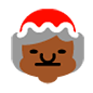 Émoji 🤶🏾 Mère Noël : Peau Mate sur Microsoft Windows 10.