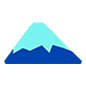 Emoji 🗻 Monte Fuji su Microsoft Windows 10.