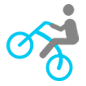 🚵 Emoji Pessoa Fazendo Mountain Bike na Microsoft Windows 10.