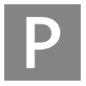 🅿️ Emoji Großbuchstabe P in blauem Quadrat Microsoft Windows 10.
