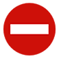 Emoji ⛔ Segnale Di Divieto Di Accesso su Microsoft Windows 10.