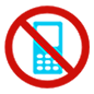 Emoji 📵 Simbolo Che Vieta L’utilizzo Dei Telefoni Cellulari su Microsoft Windows 10.