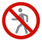 🚷 Emoji Prohibido El Paso De Peatones en Microsoft Windows 10.