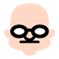 Emoji 👴🏻 Uomo Anziano: Carnagione Chiara su Microsoft Windows 10.