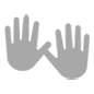 Émoji 👐 Mains Ouvertes sur Microsoft Windows 10.