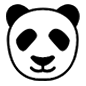 🐼 Emoji Panda en Microsoft Windows 10.