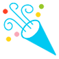 🎉 Emoji Cone De Festa na Microsoft Windows 10.