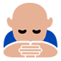 Emoji 🙇🏼 Persona Che Fa Un Inchino Profondo: Carnagione Abbastanza Chiara su Microsoft Windows 10.