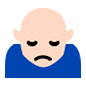 🙍🏻 Emoji missmutige Person: helle Hautfarbe Microsoft Windows 10.