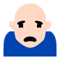 🙎🏻 Emoji schmollende Person: helle Hautfarbe Microsoft Windows 10.
