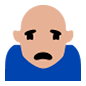 Emoji 🙎🏼 Persona Imbronciata: Carnagione Abbastanza Chiara su Microsoft Windows 10.