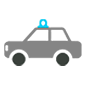 🚓 Emoji Coche De Policía en Microsoft Windows 10.