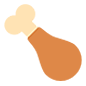 Emoji 🍗 Coscia Di Pollo su Microsoft Windows 10.