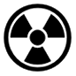 Émoji ☢️ Radioactif sur Microsoft Windows 10.