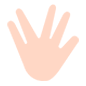 Emoji 🖖🏻 Saluto Vulcaniano: Carnagione Chiara su Microsoft Windows 10.