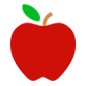 Émoji 🍎 Pomme Rouge sur Microsoft Windows 10.