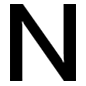 Emoji 🇳 Lettera simbolo indicatore regionale N su Microsoft Windows 10.
