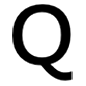 Letra do símbolo indicador regional Q Microsoft Windows 10.