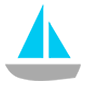 Emoji ⛵ Barca A Vela su Microsoft Windows 10.
