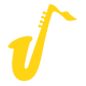 🎷 Emoji Saxofón en Microsoft Windows 10.