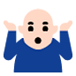 🤷🏻 Emoji Persona Encogida De Hombros: Tono De Piel Claro en Microsoft Windows 10.