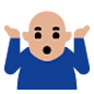 🤷🏼 Emoji schulterzuckende Person: mittelhelle Hautfarbe Microsoft Windows 10.