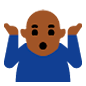 Emoji 🤷🏾 Persona Che Scrolla Le Spalle: Carnagione Abbastanza Scura su Microsoft Windows 10.