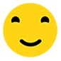 Emoji 🙂 Faccina Con Sorriso Accennato su Microsoft Windows 10.