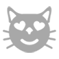 Emoji 😻 Gatto Innamorato su Microsoft Windows 10.
