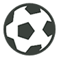 Emoji ⚽ Pallone Da Calcio su Microsoft Windows 10.