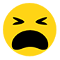 😫 Emoji müdes Gesicht Microsoft Windows 10.
